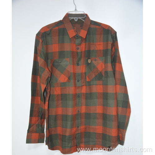 Wholesale Custom Plaid Mens Flannel Shirt